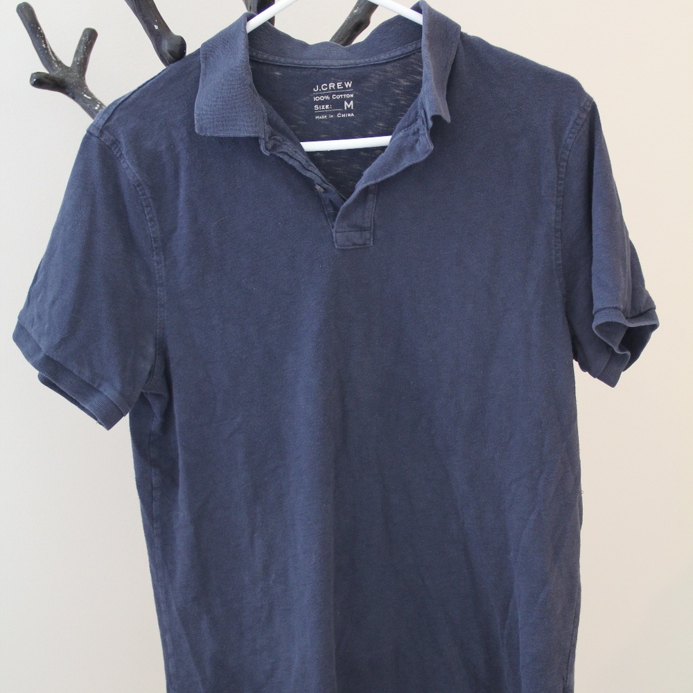 J. Crew Navy Polo